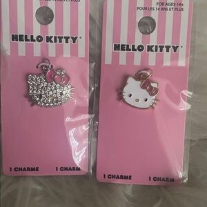 Sanrio Hello Kitty x2 Charms BNIP